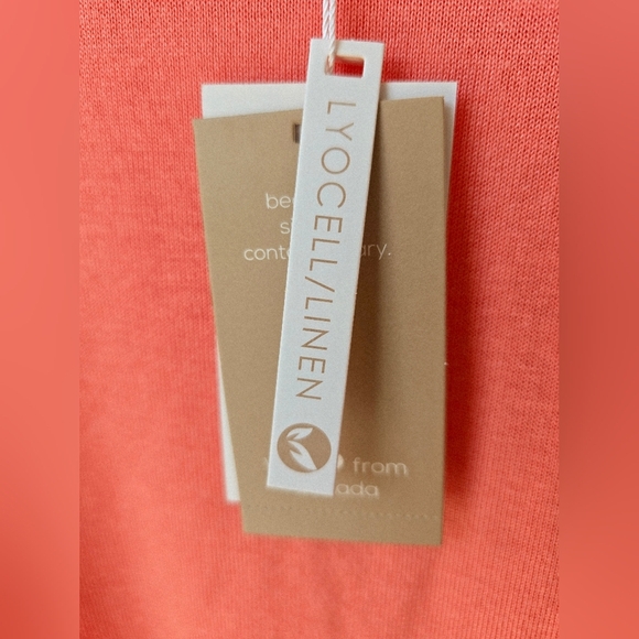 DKR&Company Coral Sleeveless Knit Top Lyocell Linen Size M L - Picture 2 of 7